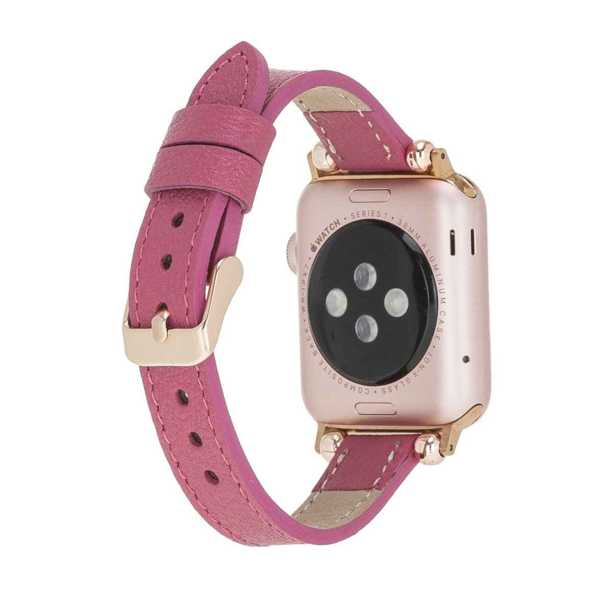Bayelon Leather Apple Watch Band with a Rivet