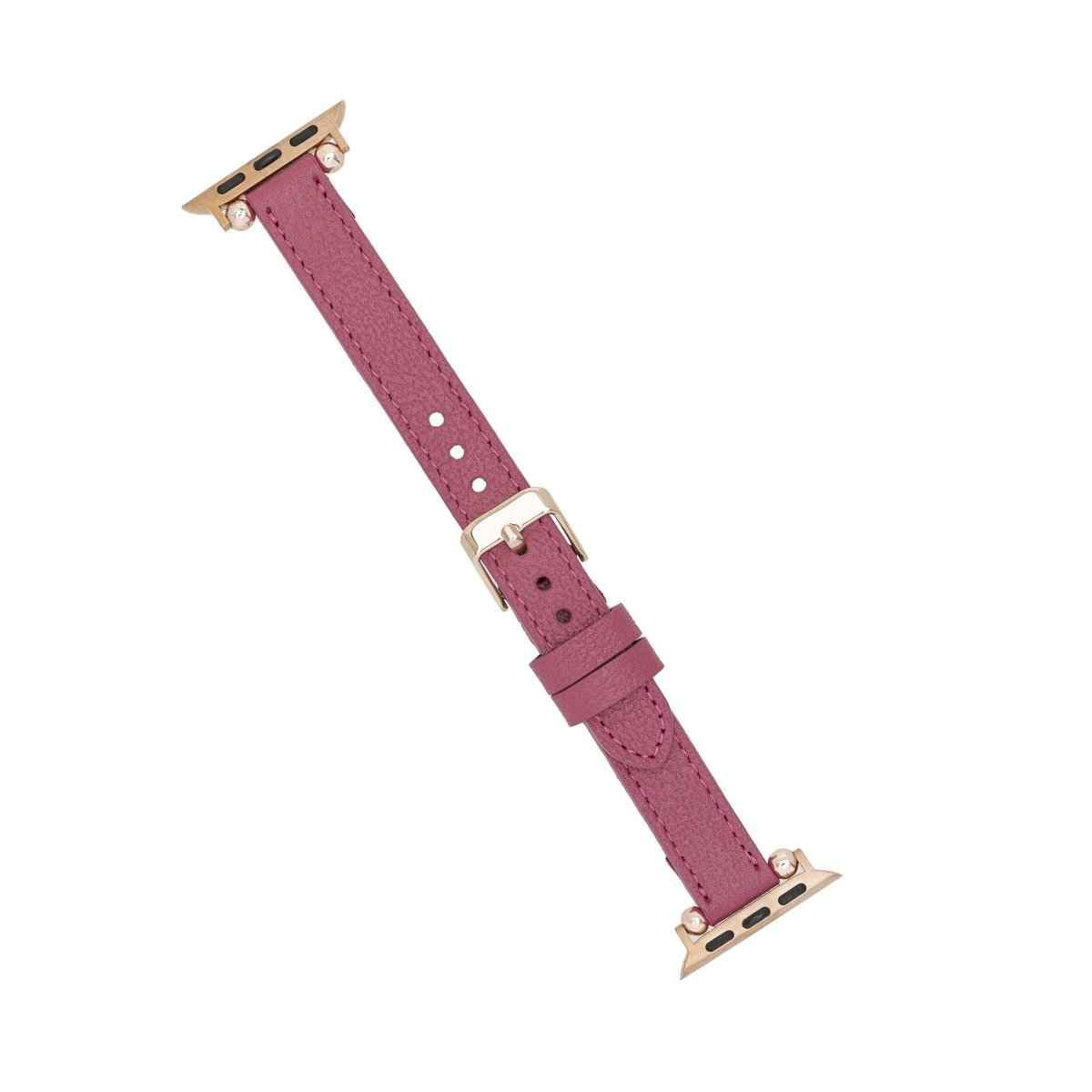 Bayelon Leather Apple Watch Band with a Rivet