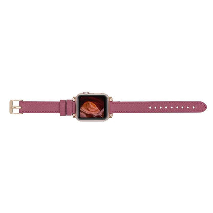 Bayelon Leather Apple Watch Band with a Rivet