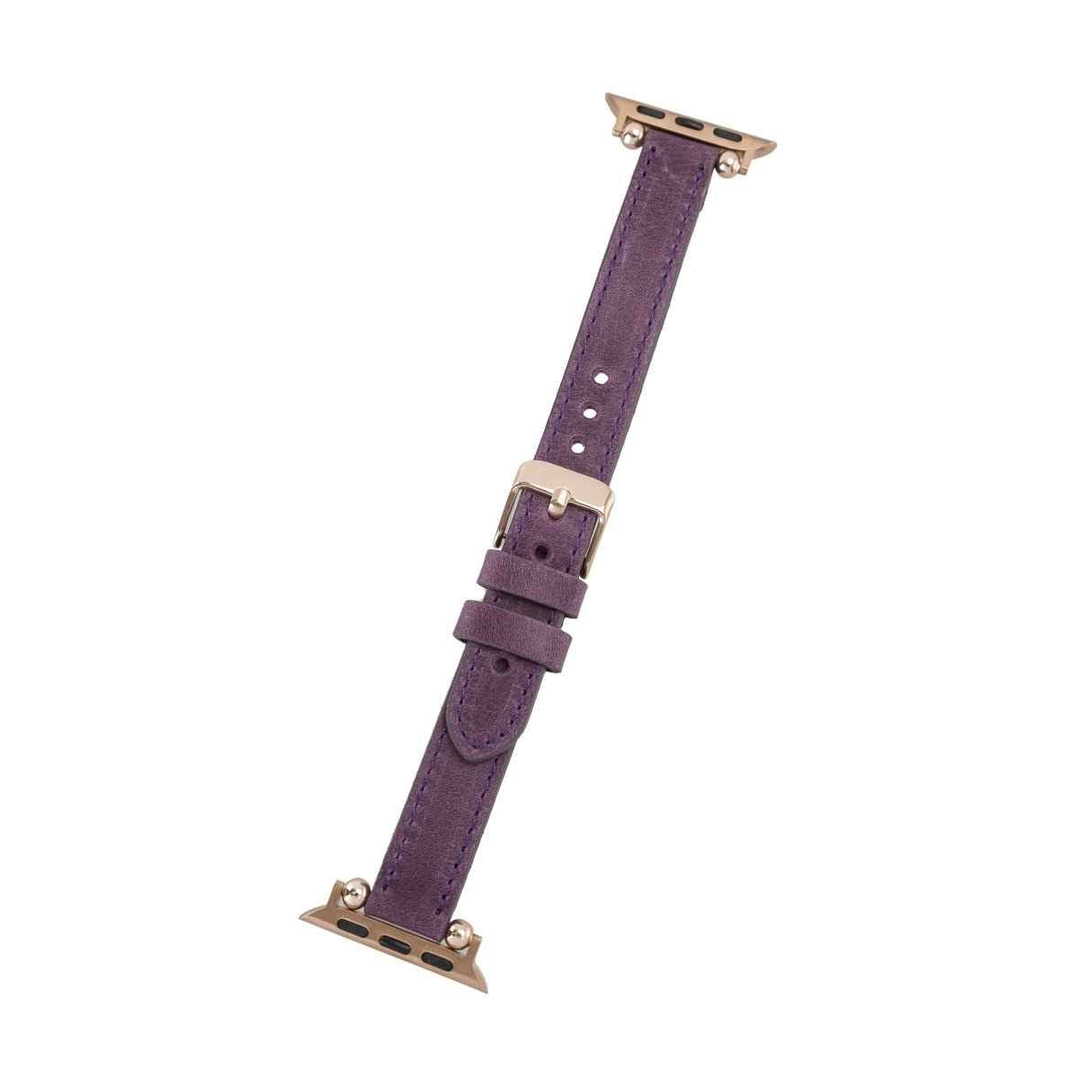Bayelon Leather Apple Watch Band with a Rivet