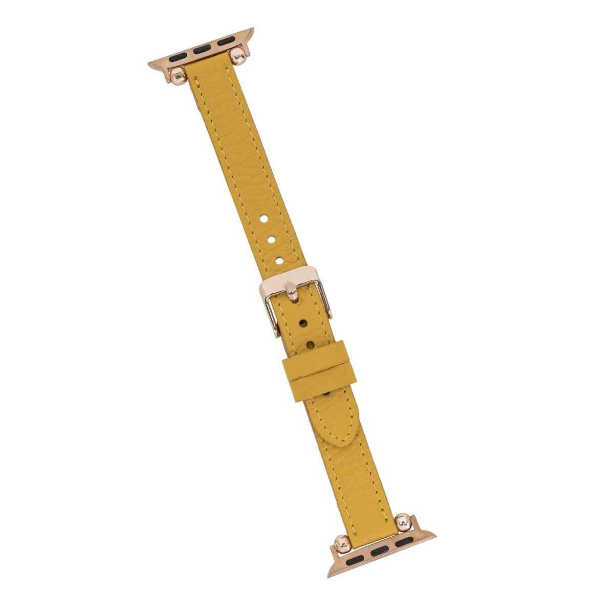 Bayelon Leather Apple Watch Band with a Rivet