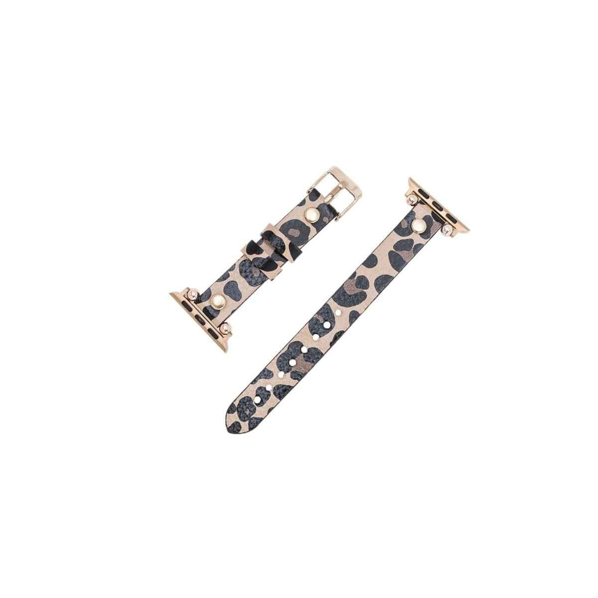 Bayelon Leather Apple Watch Band with a Rivet