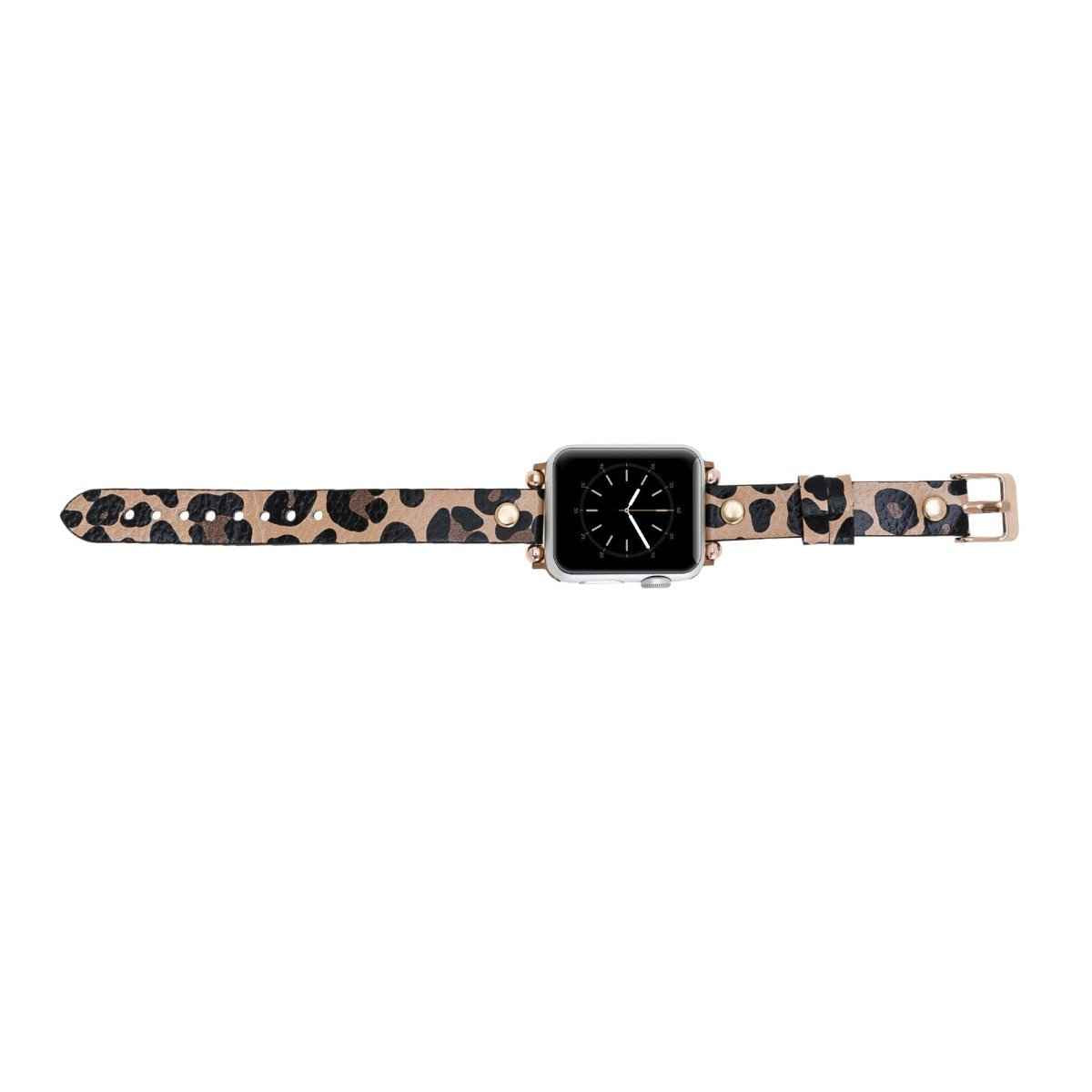 Bayelon Leather Apple Watch Band with a Rivet