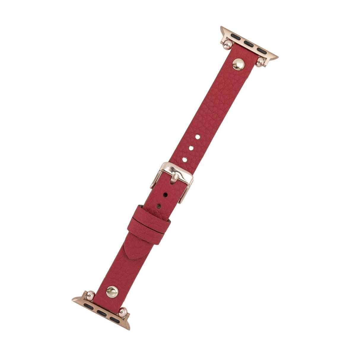 Bayelon Leather Apple Watch Band with a Rivet