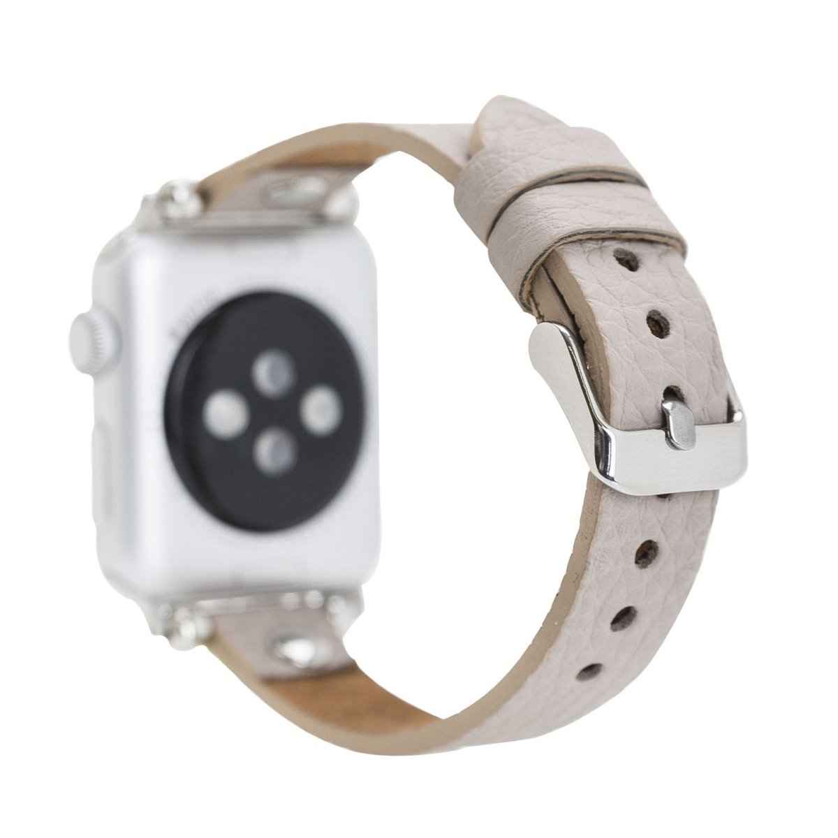Bayelon Leather Apple Watch Band with a Rivet