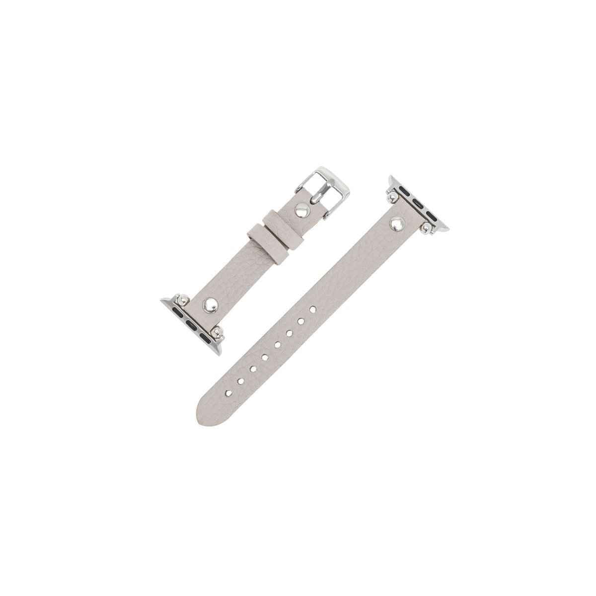 Bayelon Leather Apple Watch Band with a Rivet