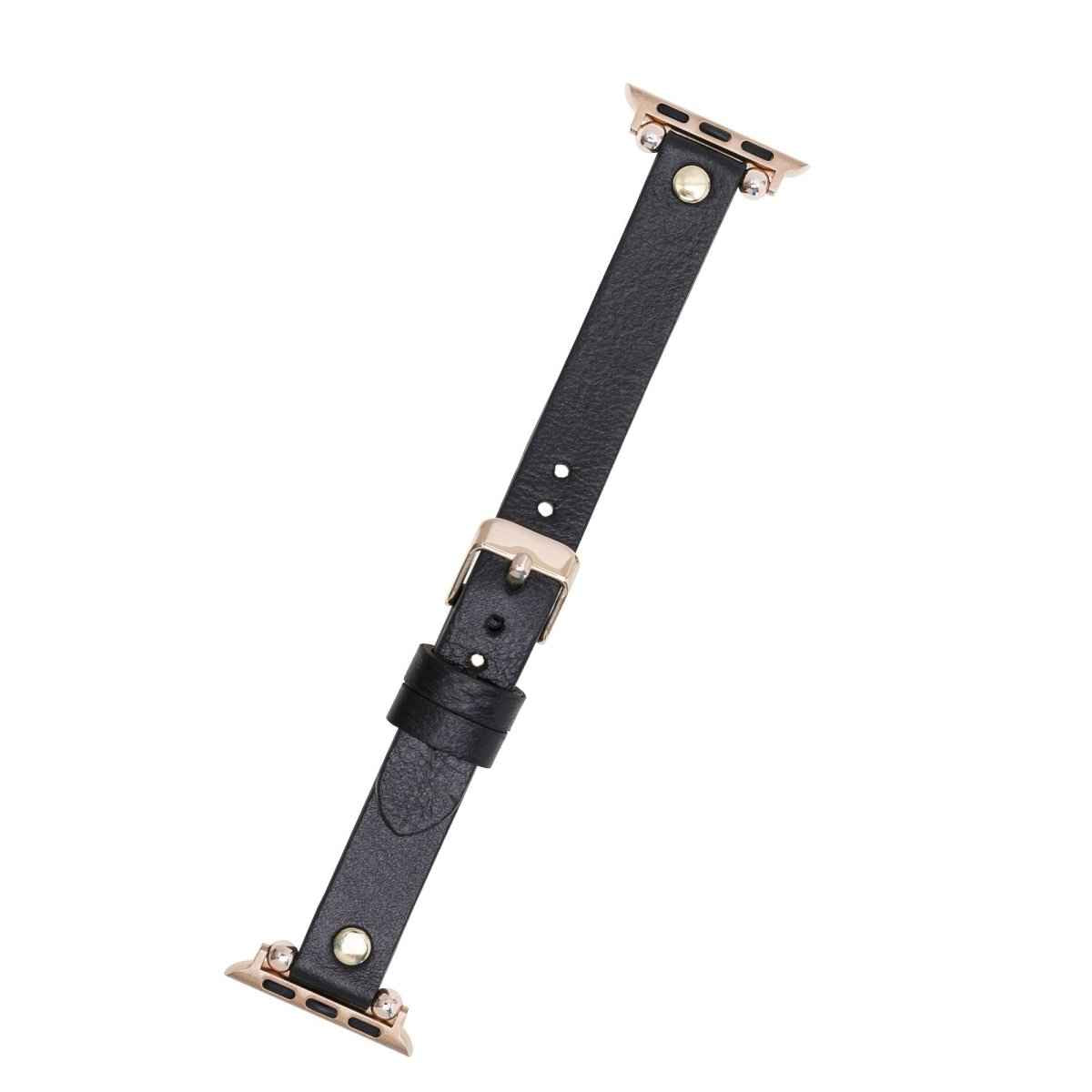 Bayelon Leather Apple Watch Band with a Rivet