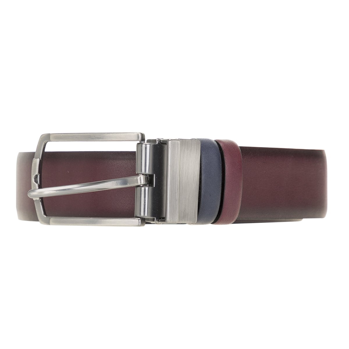 Bayelon Leather Black-Brown Men's Belt