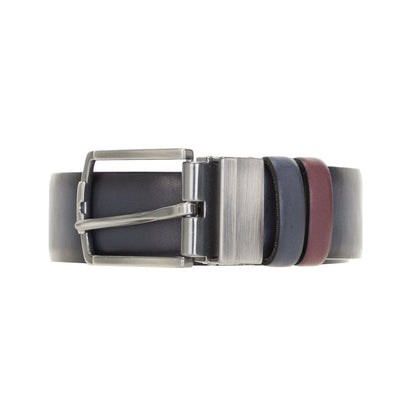 Bayelon Leather Black-Brown Men's Belt