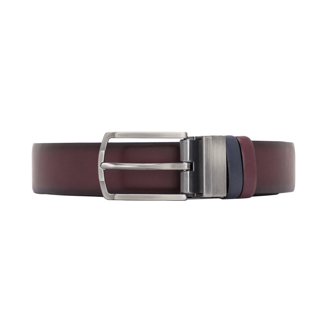 Bayelon Leather Black-Brown Men's Belt