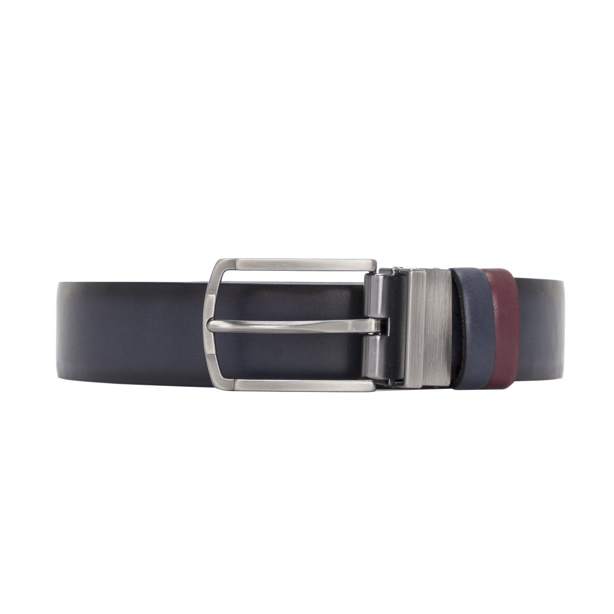 Bayelon Leather Black-Brown Men's Belt