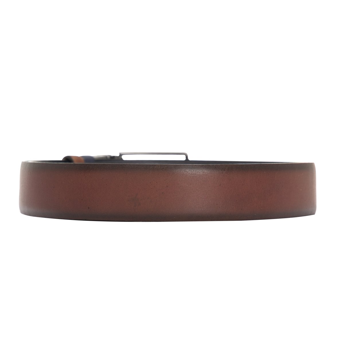 Bayelon Leather Black-Brown Men's Belt