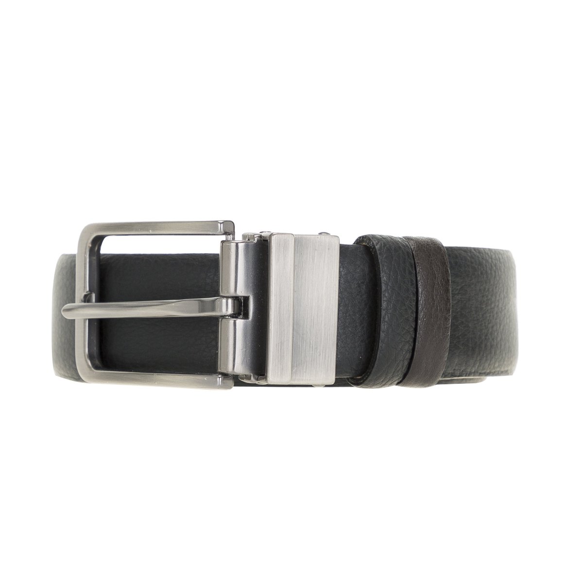 Bayelon Leather Black-Brown Men's Belt