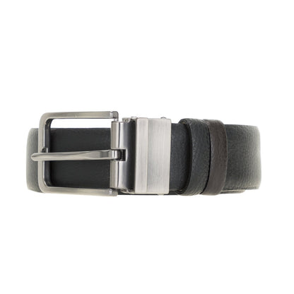 Bayelon Leather Black-Brown Men's Belt