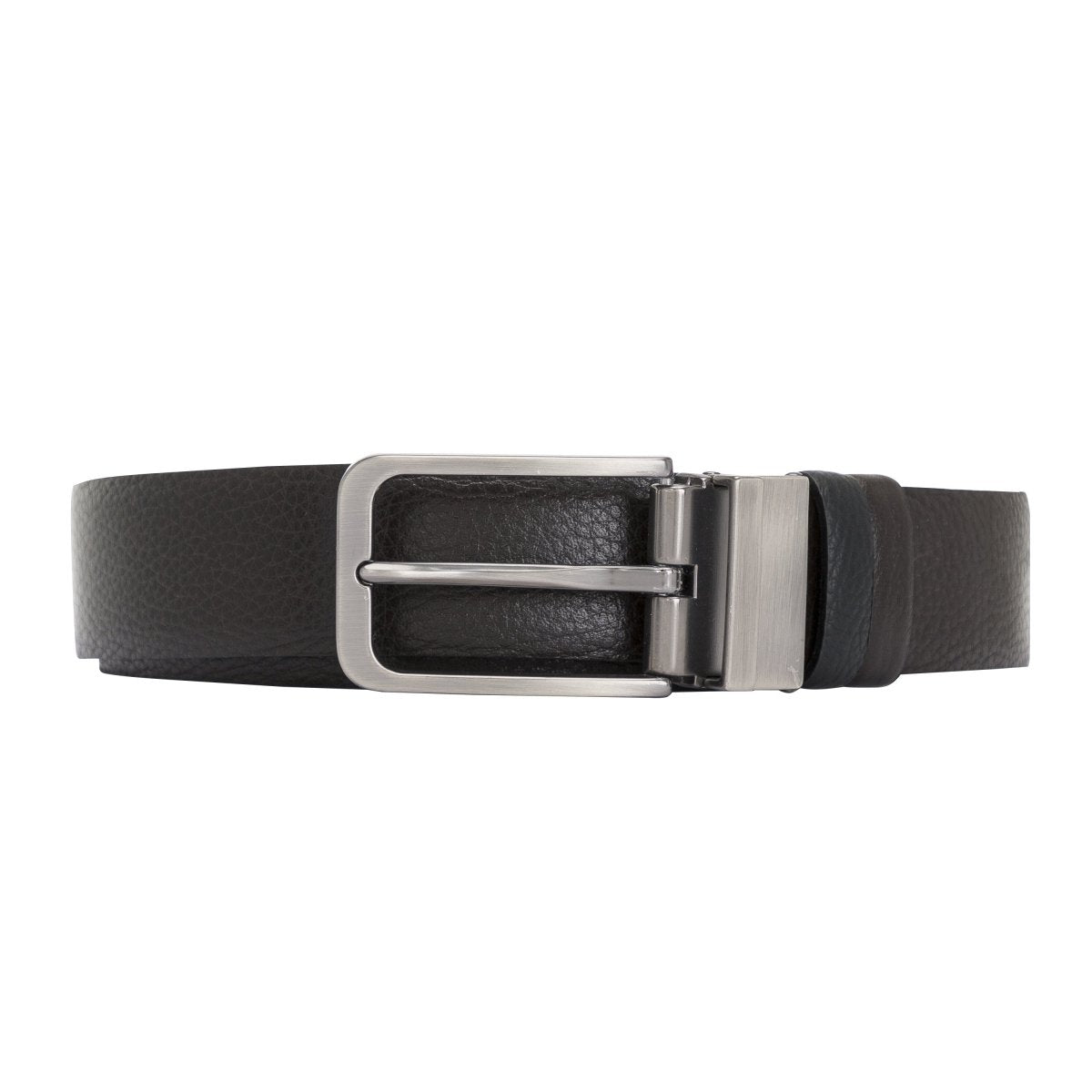 Bayelon Leather Black-Brown Men's Belt