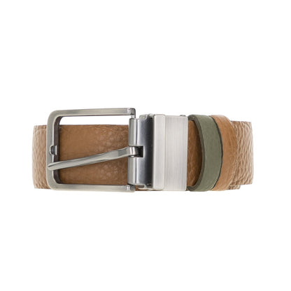 Bayelon Leather Black-Brown Men's Belt