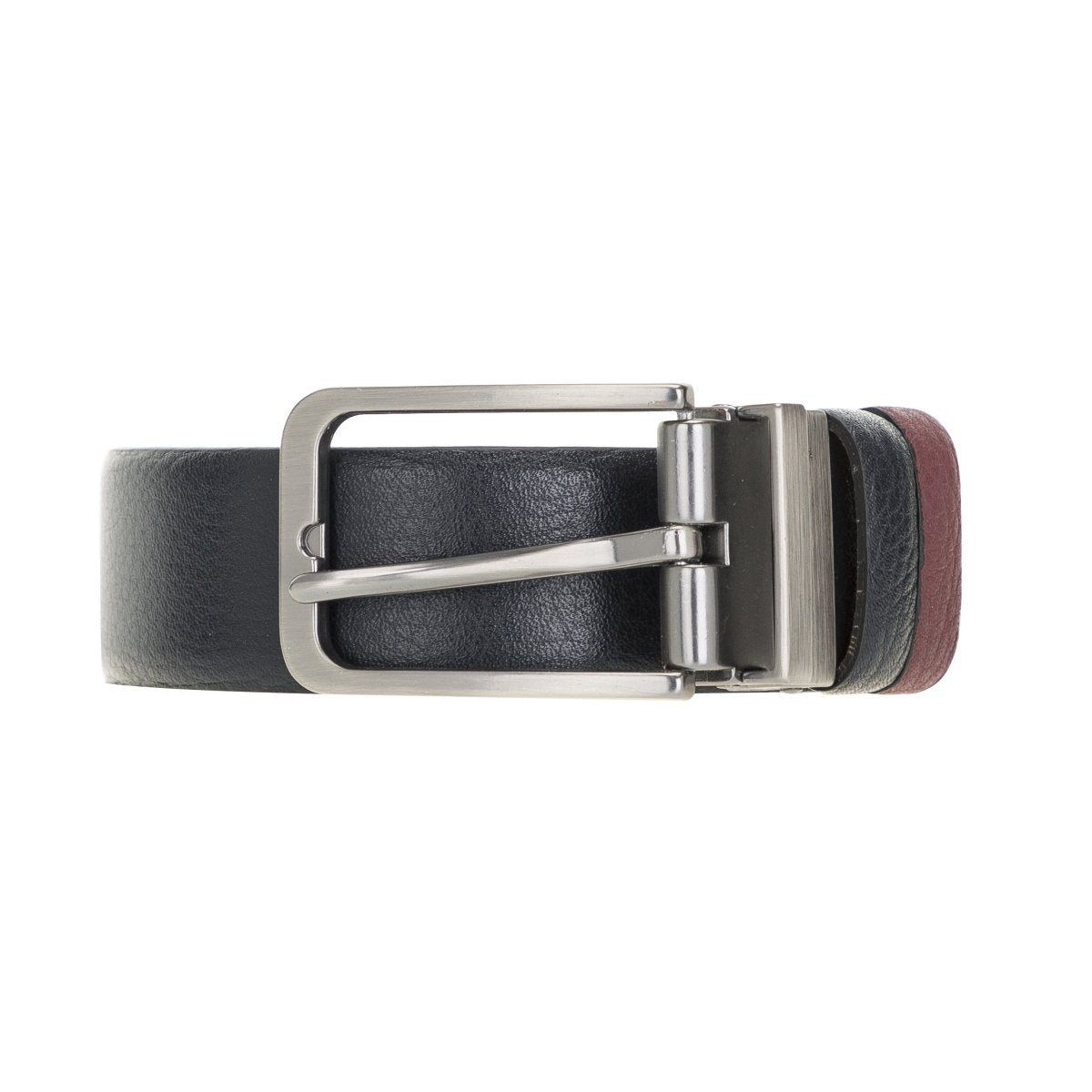 Bayelon Leather Black-Brown Men's Belt