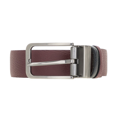 Bayelon Leather Black-Brown Men's Belt