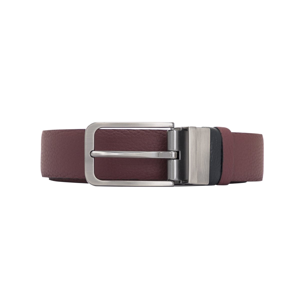 Bayelon Leather Black-Brown Men's Belt