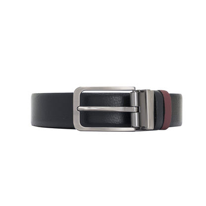 Bayelon Leather Black-Brown Men's Belt