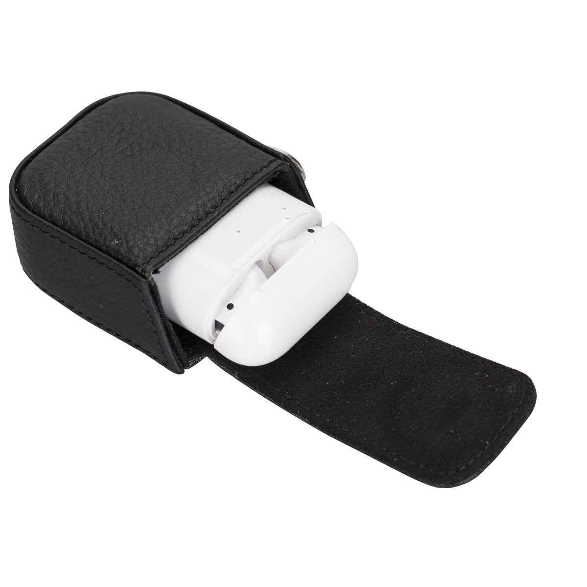 Bayelon Leather Case for AirPods 2 & 1 Floater Black