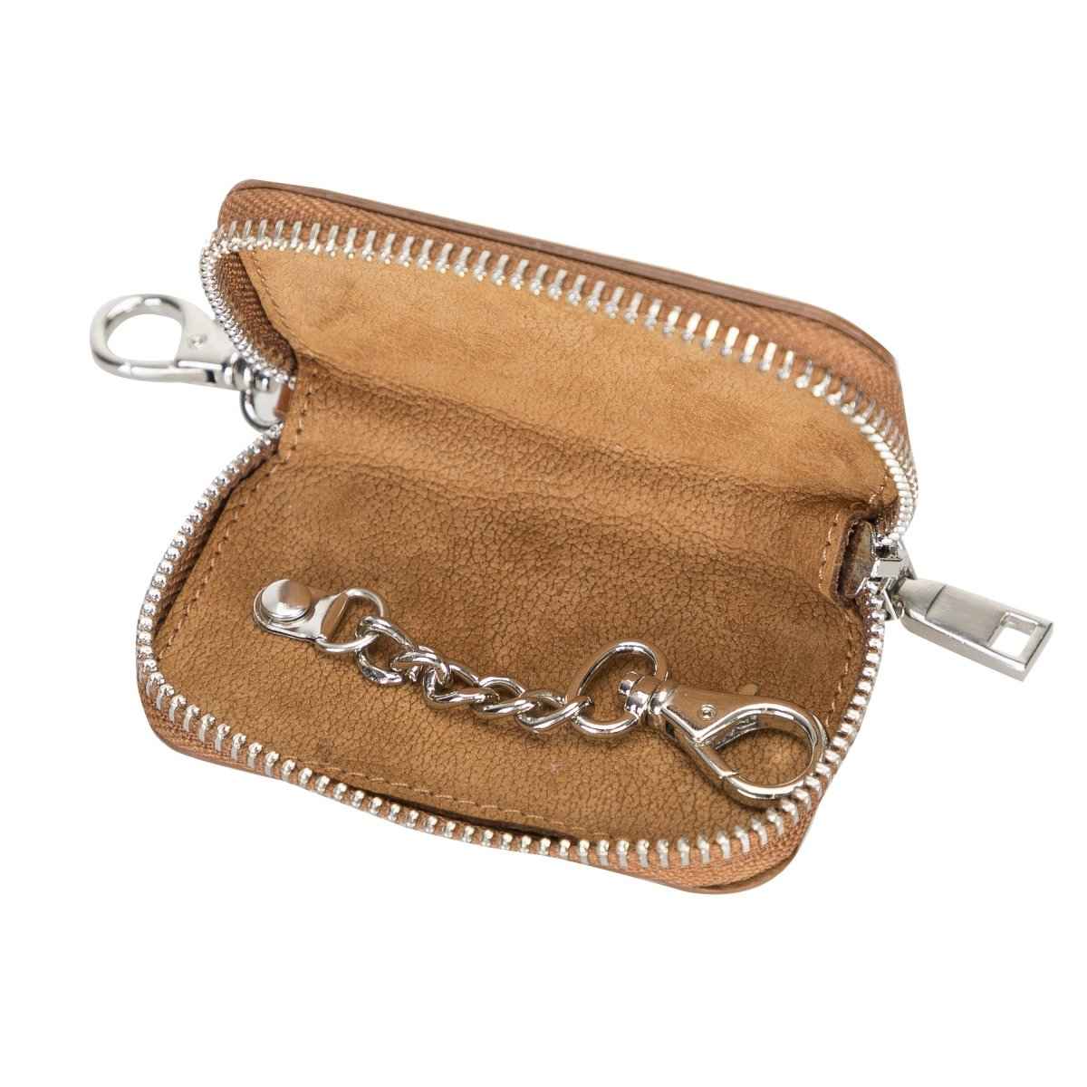 Bayelon Leather Key Holder - Keep Your Keys Organized Rustic Tan