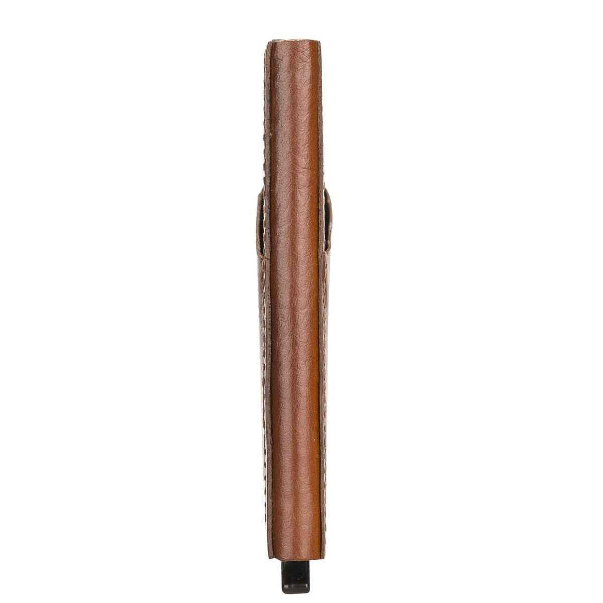 Bayelon Leather Mechanical Pop Up Card Holder With RFID