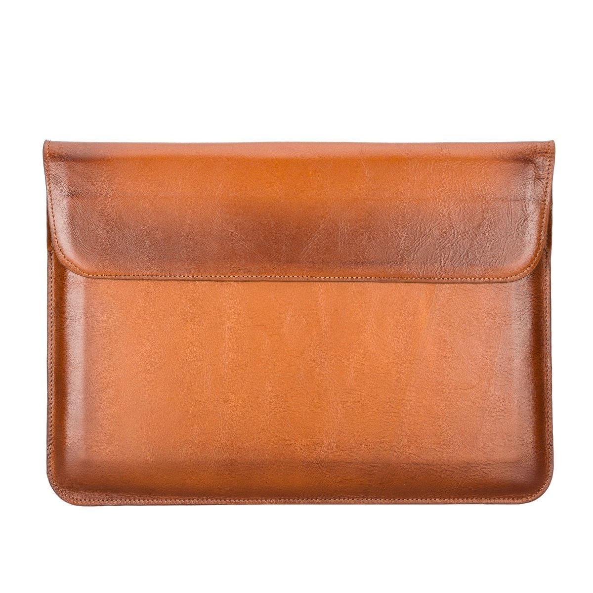 Bayelon Leather Sleeve for MacBook Pro / Laptops Rustic Tan 14"