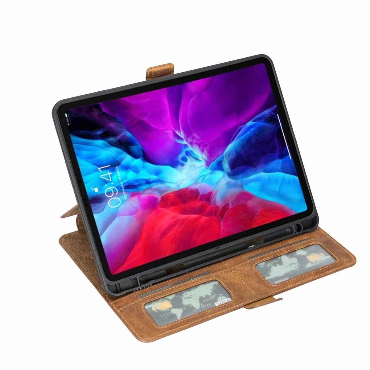 Bayelon Leather Wallet Case for iPad Pro 11 2020