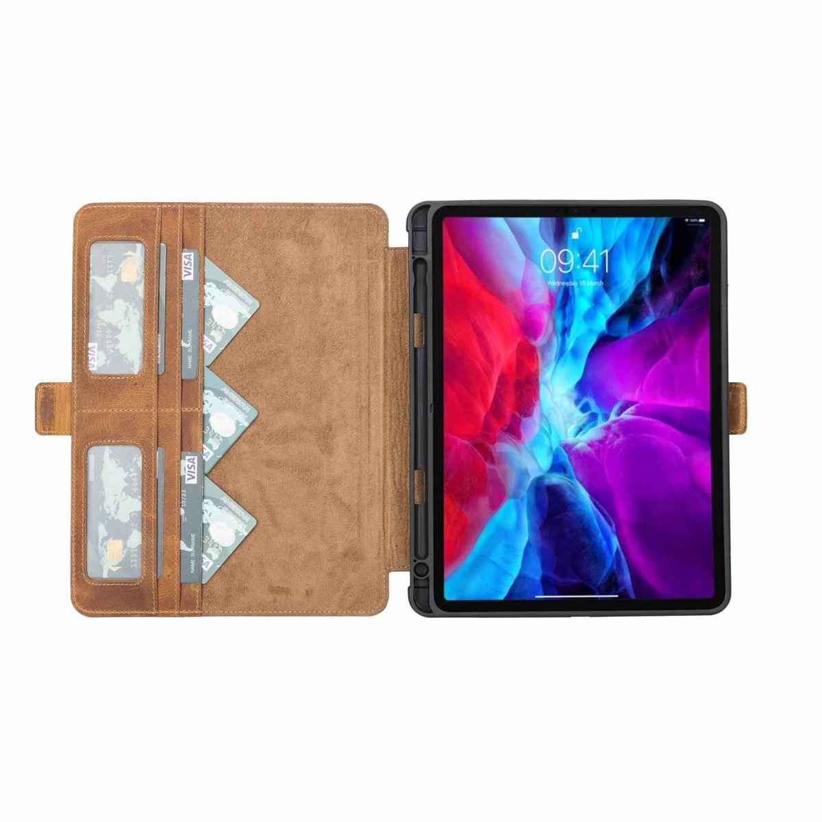 Bayelon Leather Wallet Case for iPad Pro 11 2020