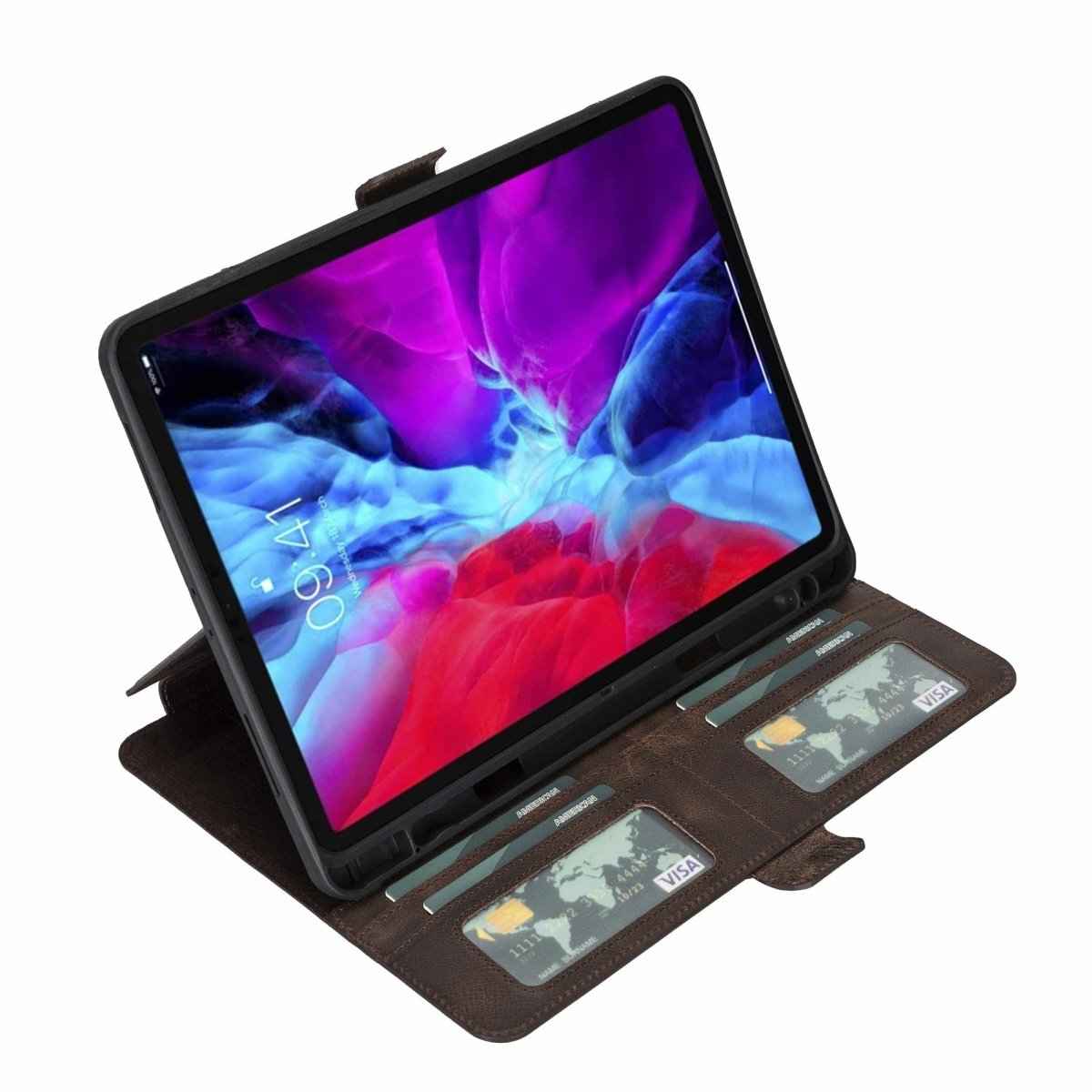 Bayelon Leather Wallet Case for iPad Pro 11 2020