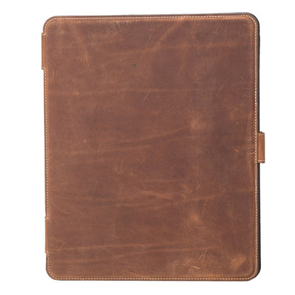 Bayelon Leather Wallet Case for iPad Pro 11 2021 Antique Brown