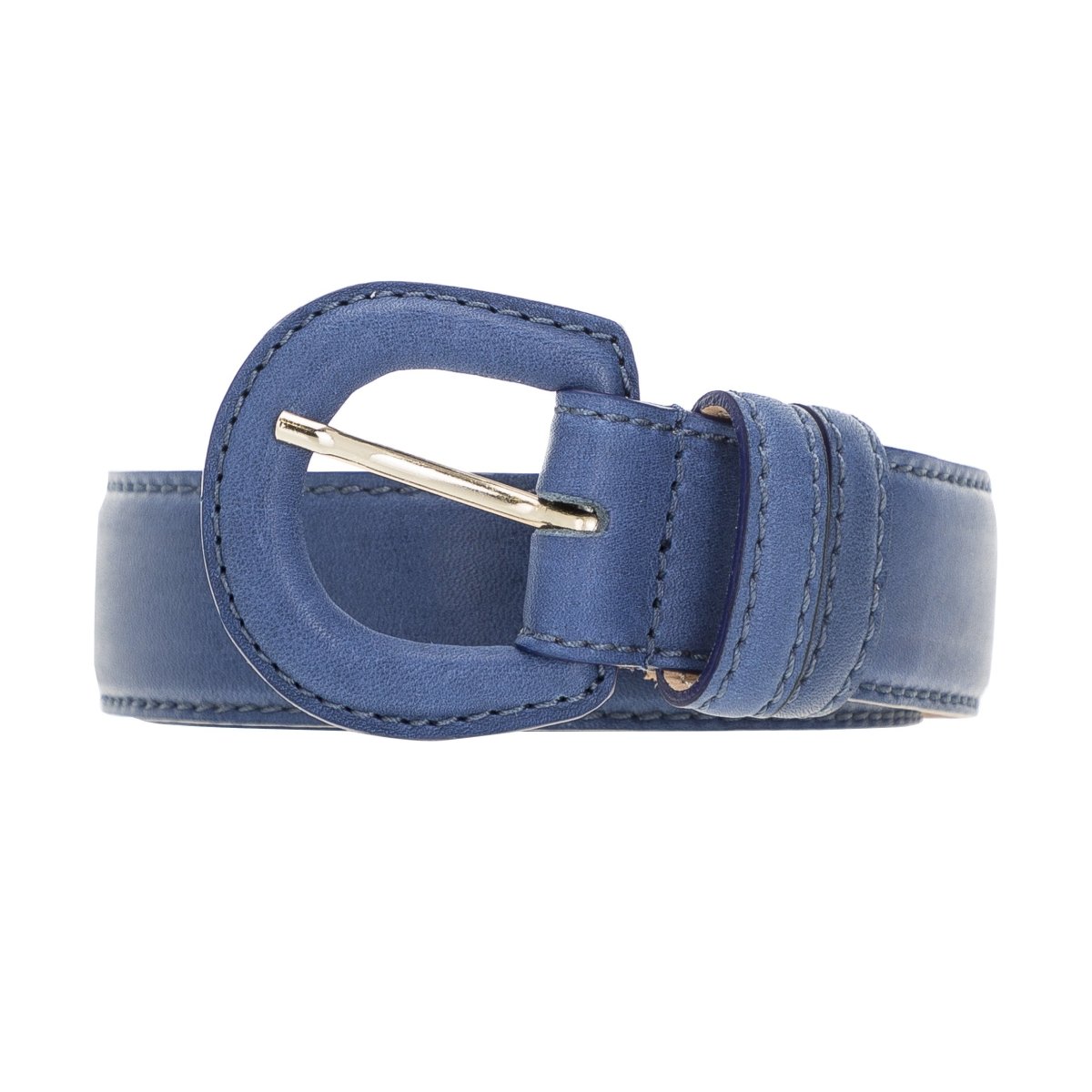 Bayelon Leather Women's Belt Saxe