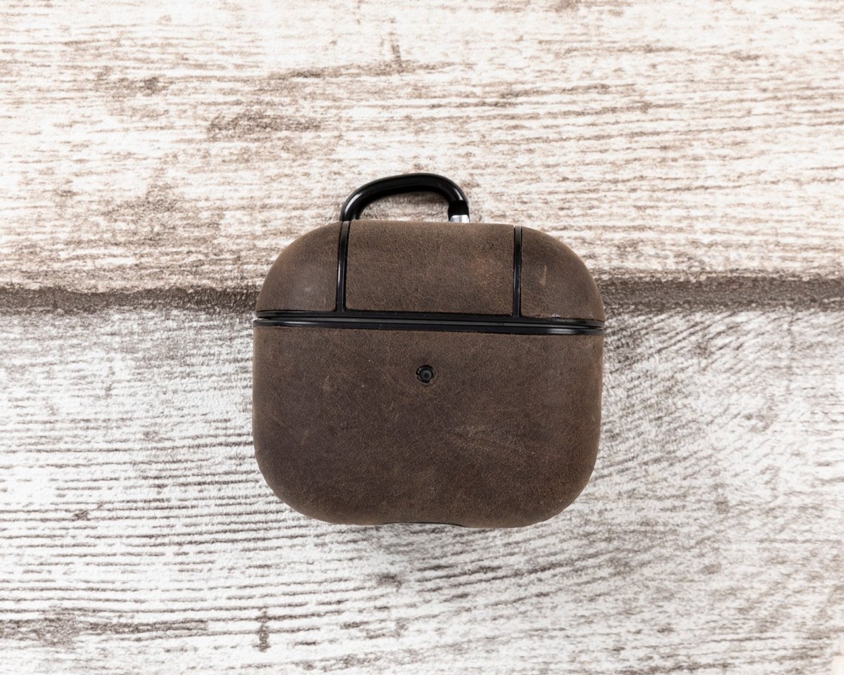 Bayelon Magnetic AirPods 3 Leather Case with Detachable Hook