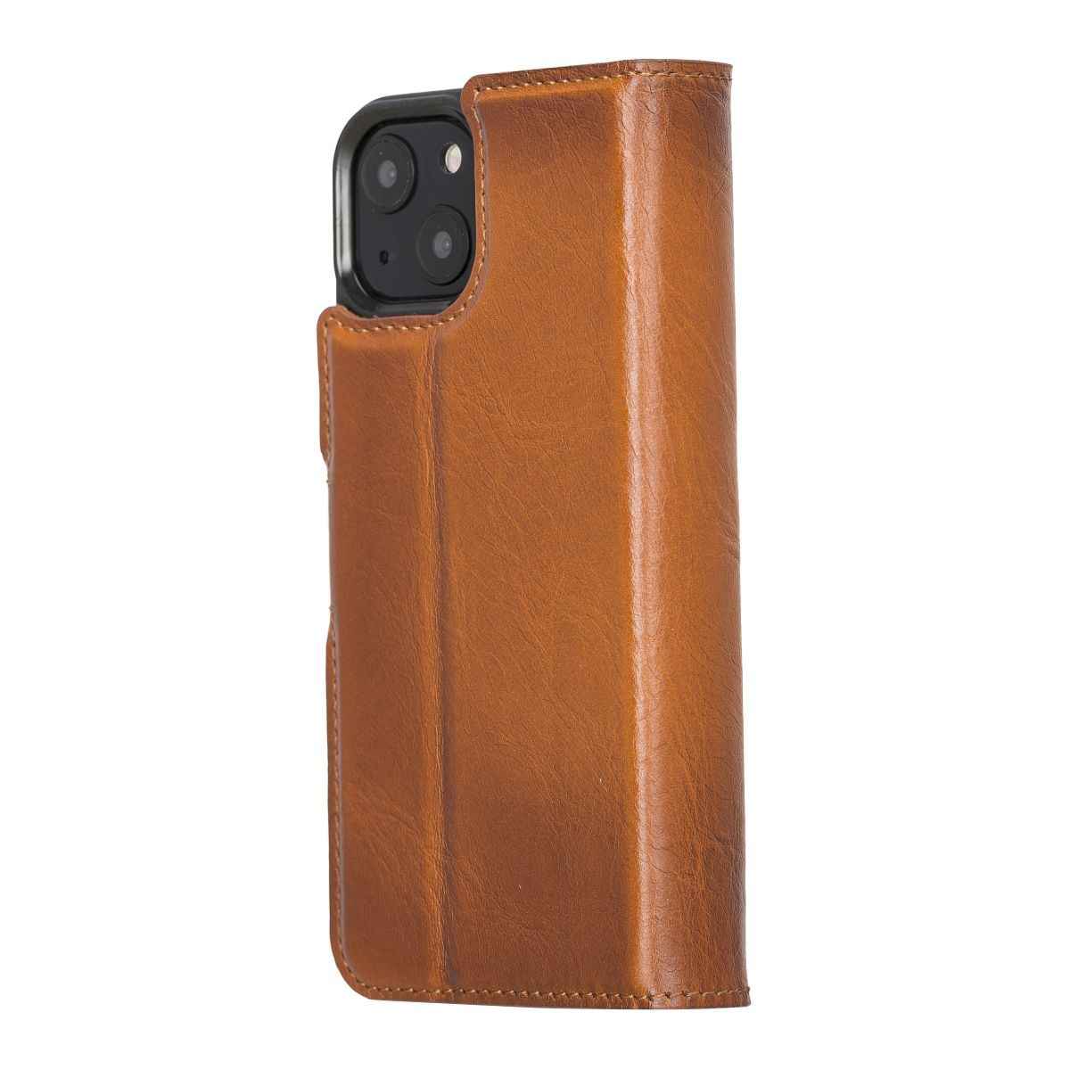 Bayelon Personalized iPhone 13 Leather Detachable Wallet Case with Kickstand
