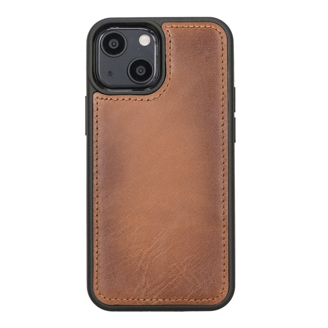 Bayelon Personalized iPhone 13 Mini Leather Detachable Wallet Case with Kickstand