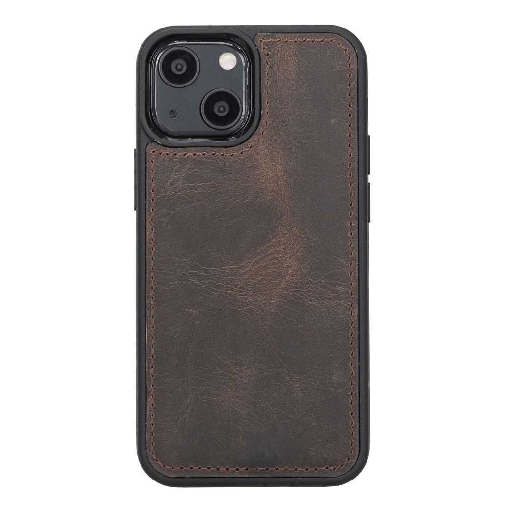 Bayelon Personalized iPhone 13 Mini Leather Detachable Wallet Case with Kickstand