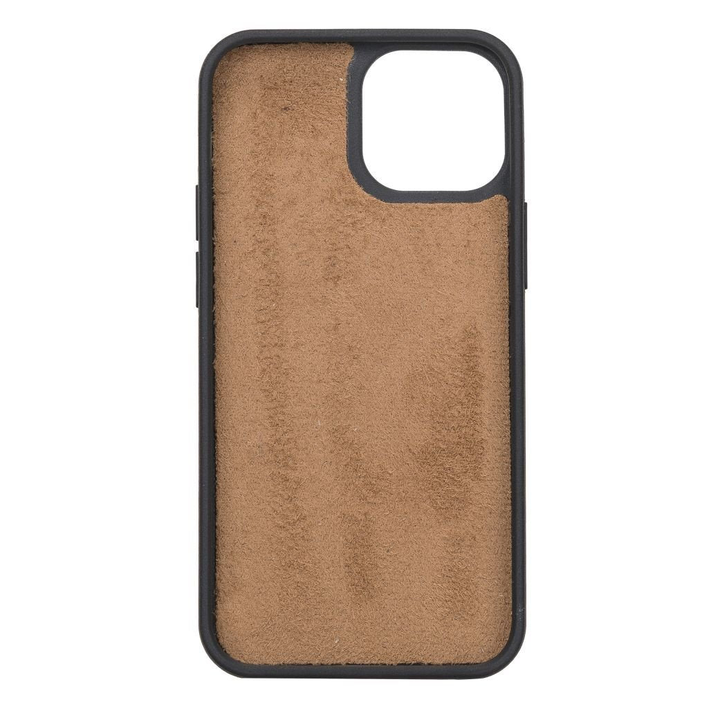 Bayelon Personalized iPhone 13 Mini Leather Detachable Wallet Case with Kickstand