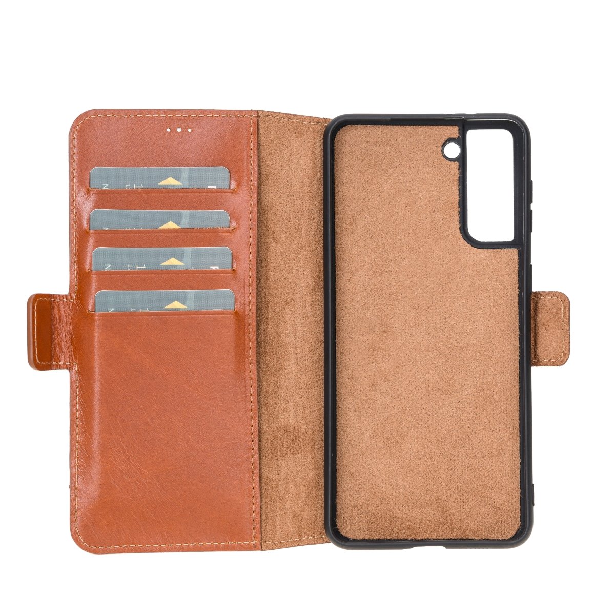 Bayelon Samsung Galaxy S21 FE Leather Flip Cover Wallet Case