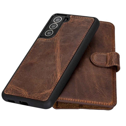 Bayelon Samsung Galaxy S21 Leather Detachable Wallet Case