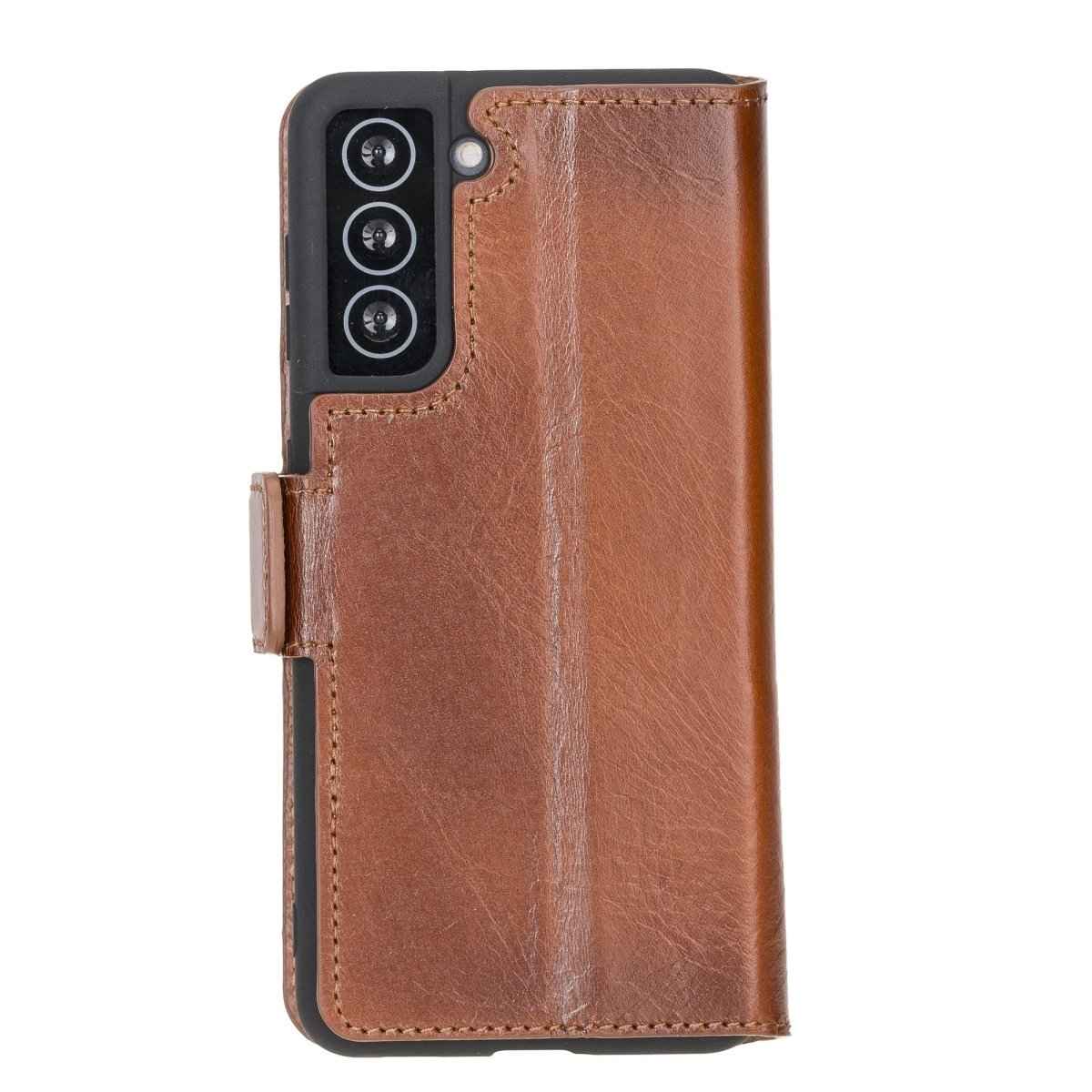 Bayelon Samsung Galaxy S21 Leather Flip Cover Wallet Case