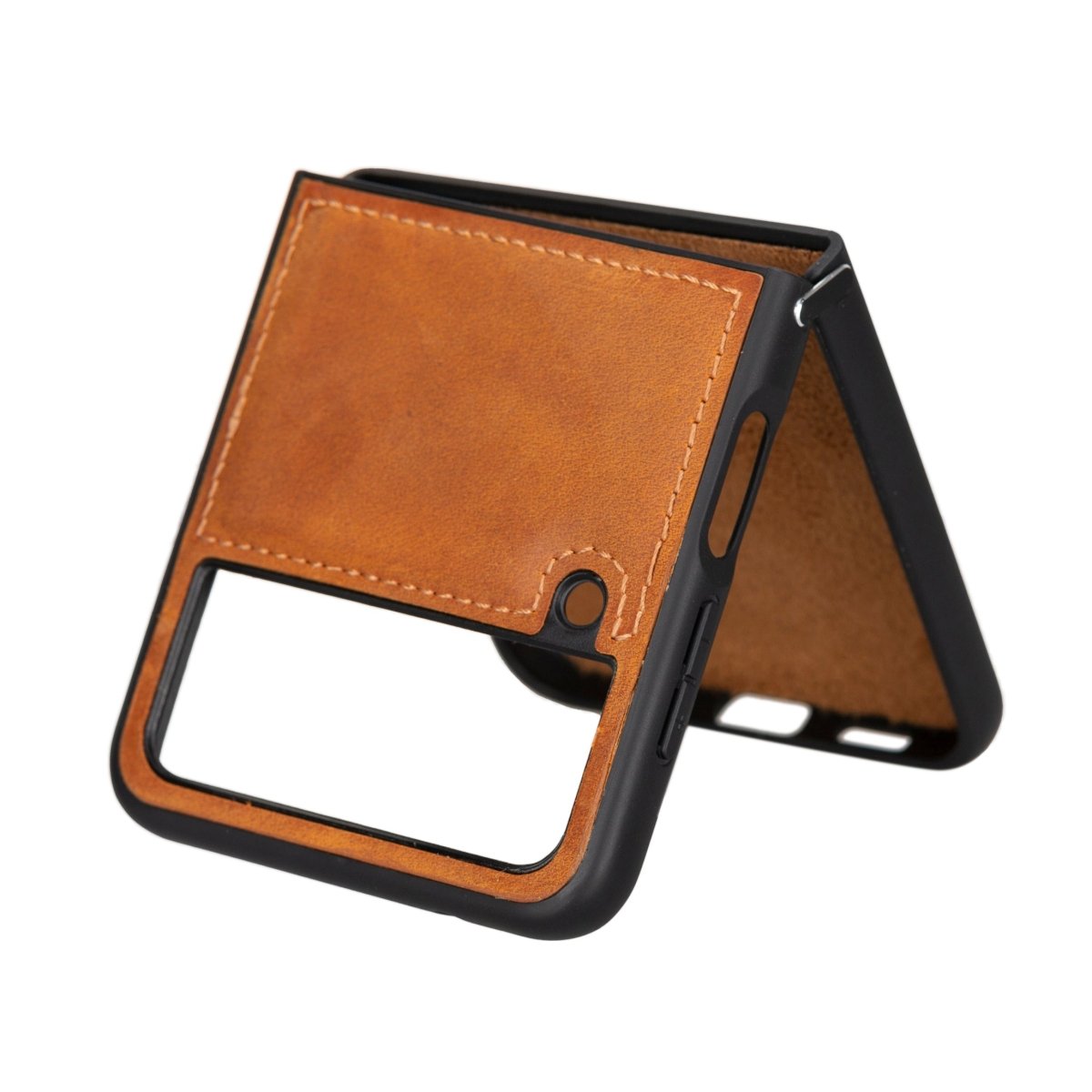 Bayelon Samsung Galaxy Z Flip 4 Leather Case