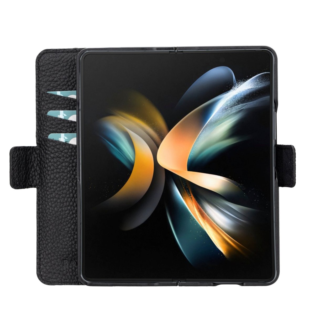 Bayelon Samsung Galaxy Z Fold 4 Leather Wallet Case