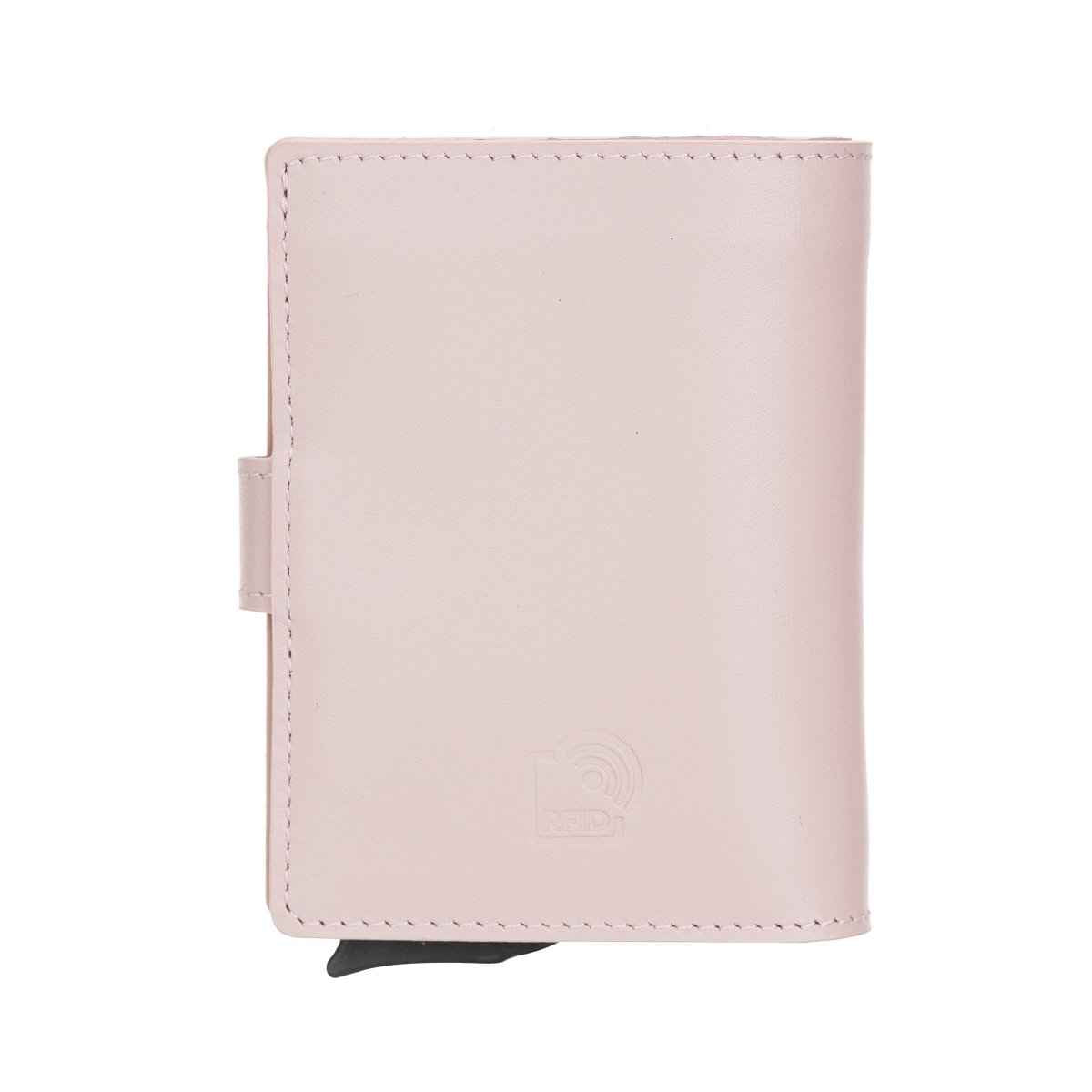 Bayelon Smart Leather Wallet - Mechanical Waller & Card Holder with RFID