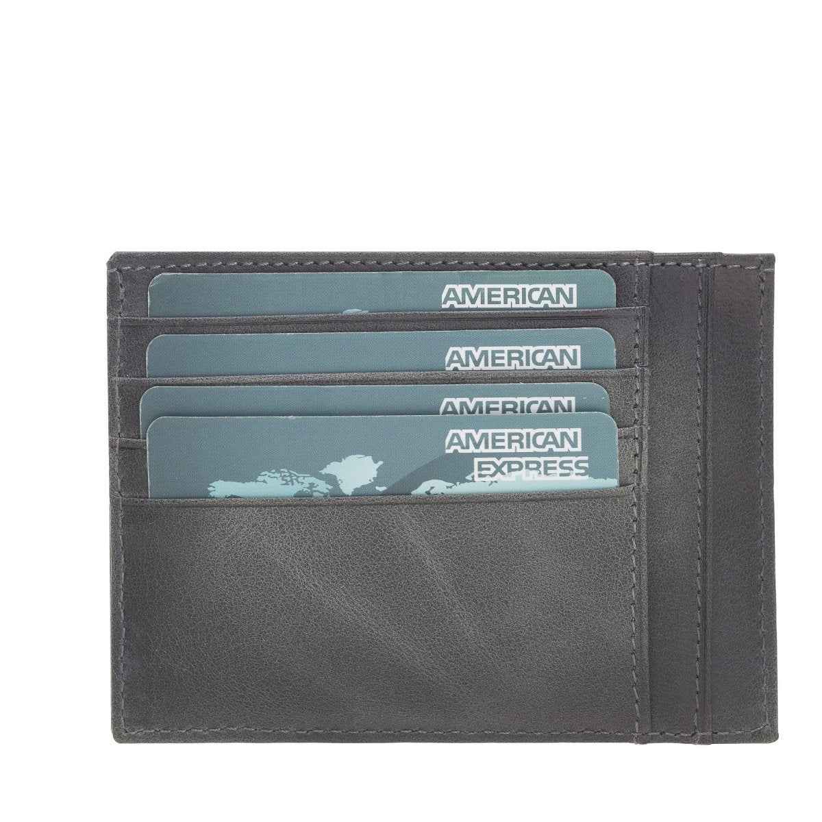 Bayelon Zip Slim Full Grain Leather Wallet & Card Holder