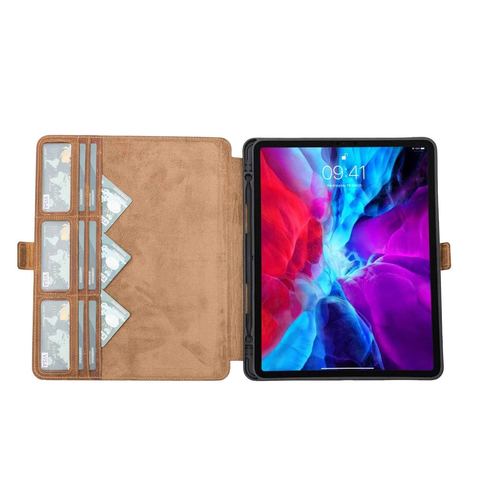 Bayelon iPad Pro 12.9" Leather Case 4th and 5th Generations