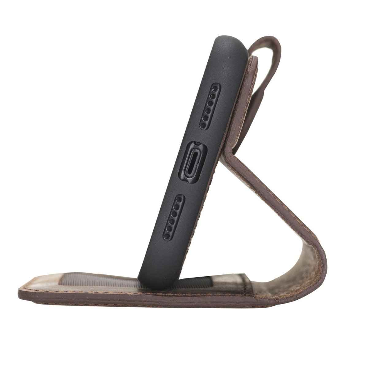 Bayelon iPhone 11 6.1 Leather Detachable Magnetic Wallet Case