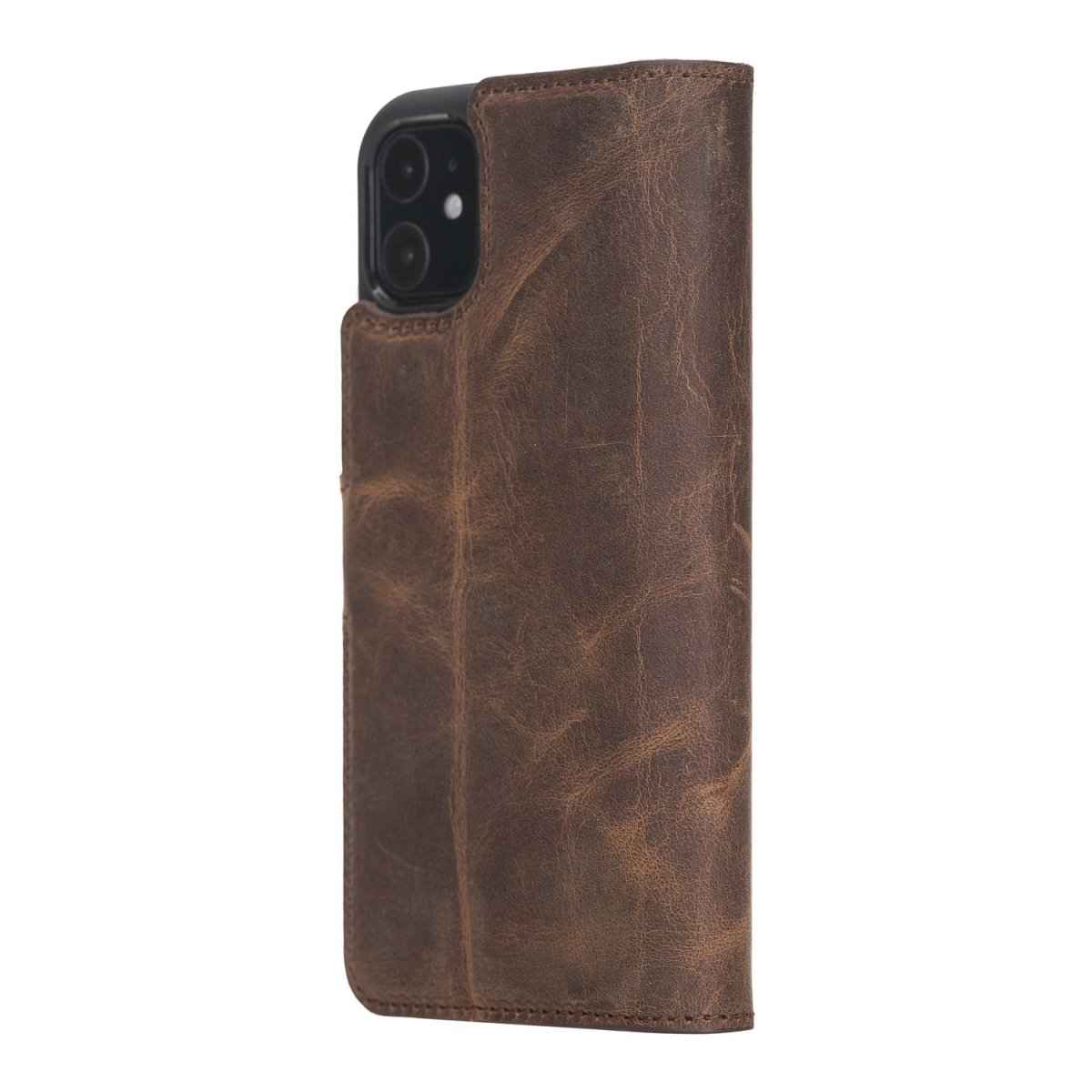 Bayelon iPhone 11 6.1 Leather Detachable Magnetic Wallet Case