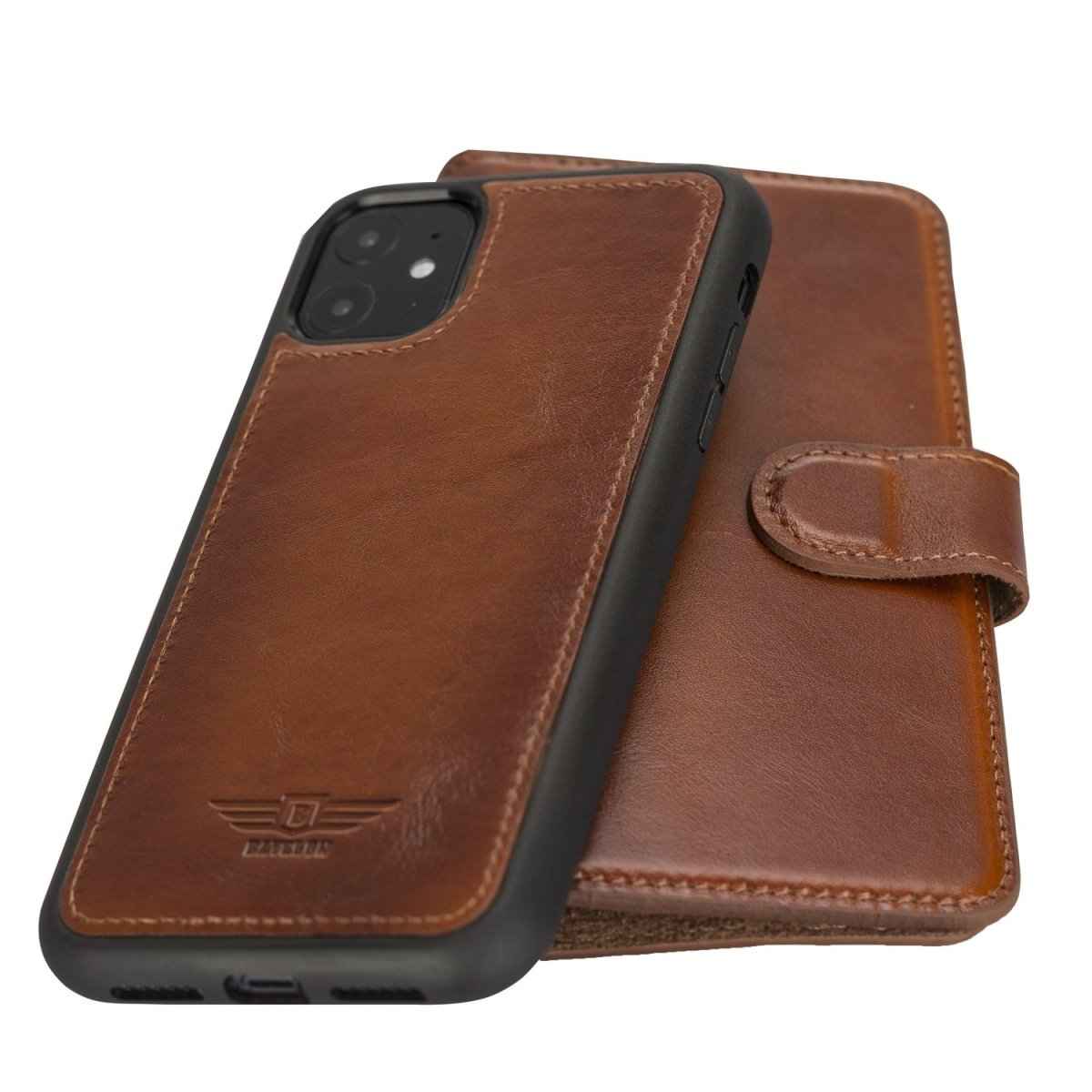Bayelon iPhone 11 6.1 Leather Detachable Magnetic Wallet Case