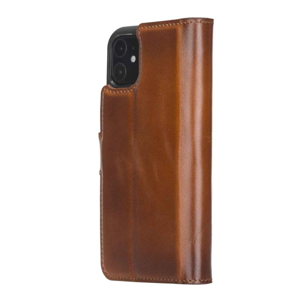 Bayelon iPhone 11 6.1 Leather Detachable Magnetic Wallet Case
